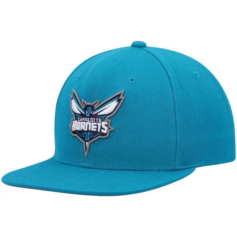 men8217s charlotte hornets mitchell amp ness teal ground 2.0 snapback hat