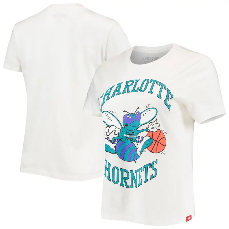women8217s charlotte hornets white arcadia t-shirt
