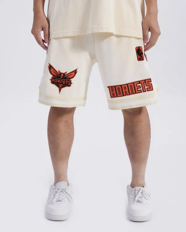 nba charlotte hornets nba tonal mens dk short eggshell
