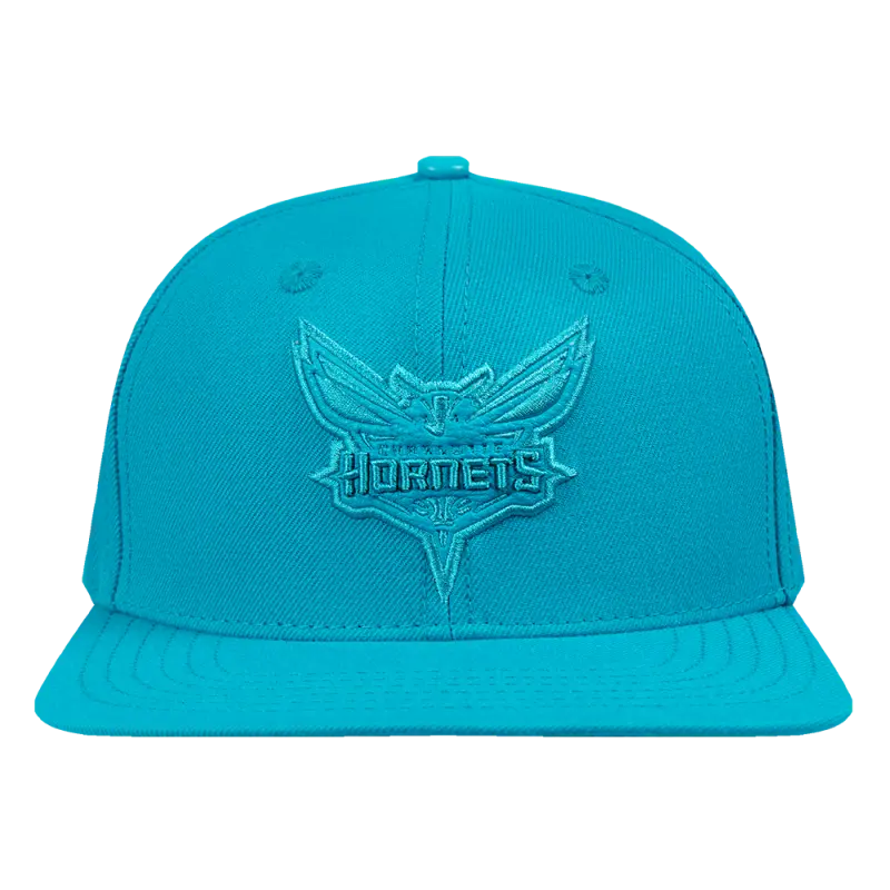 nba charlotte hornets triple tonal wool snapback hat teal